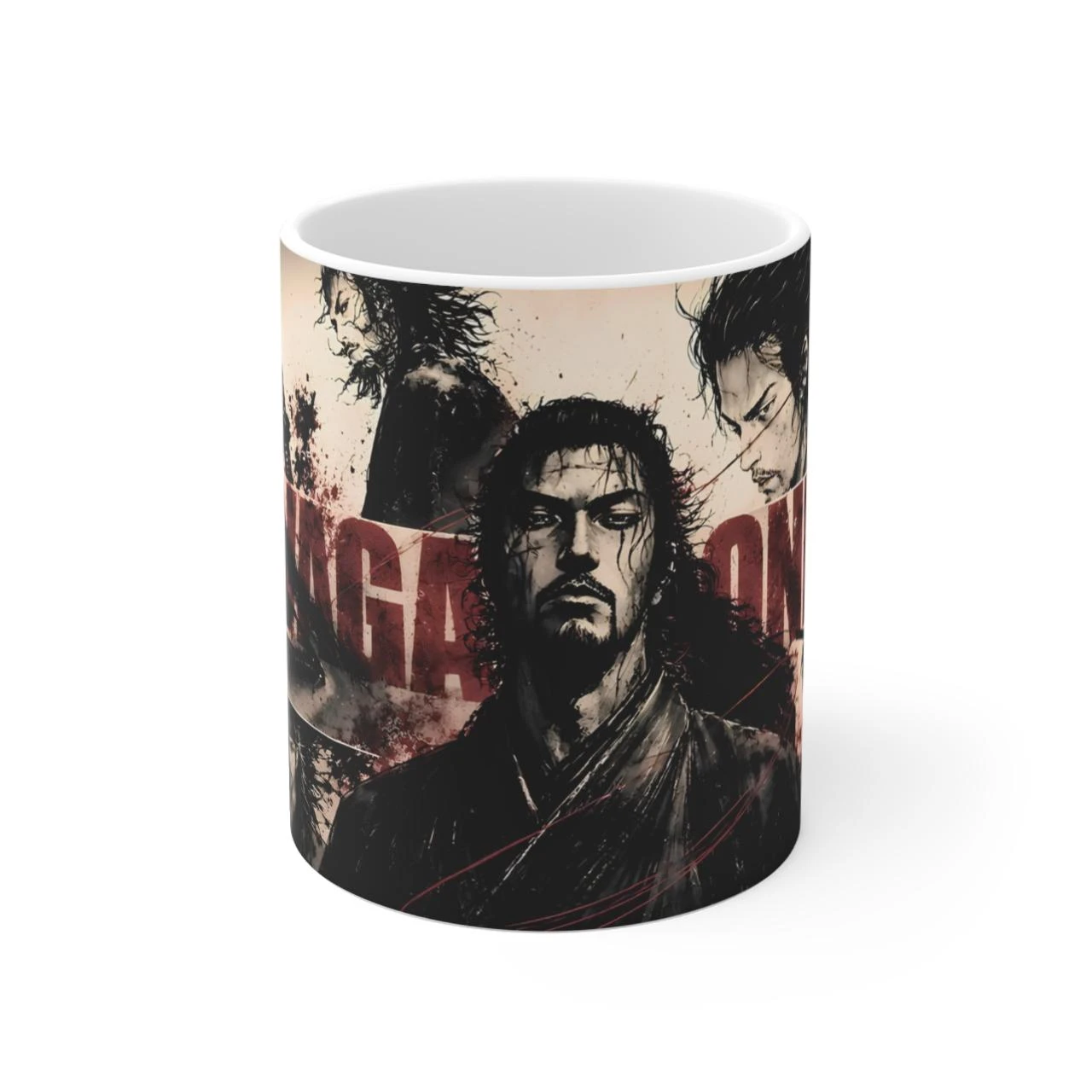 ☕ Mug en Céramique – Vagabond ⚔️🌸